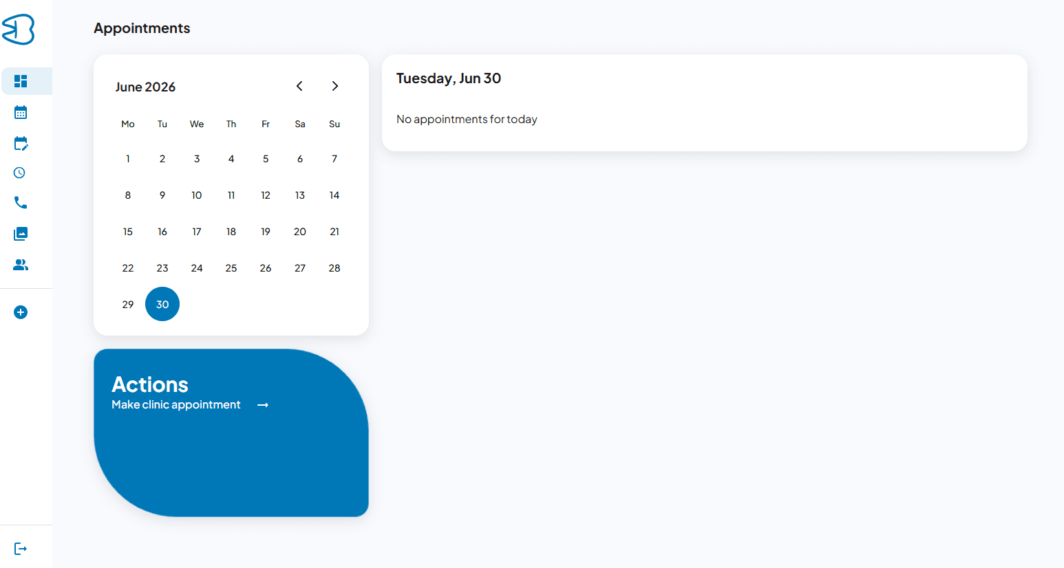 Synapps — zakazivanje termina i kalendar ordinacije