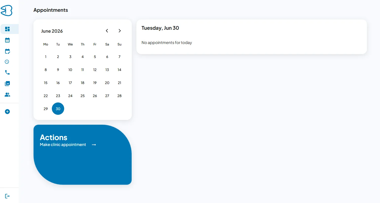 Synapps — zakazivanje termina i kalendar ordinacije Synapps — zakazivanje termina i kalendar ordinacije