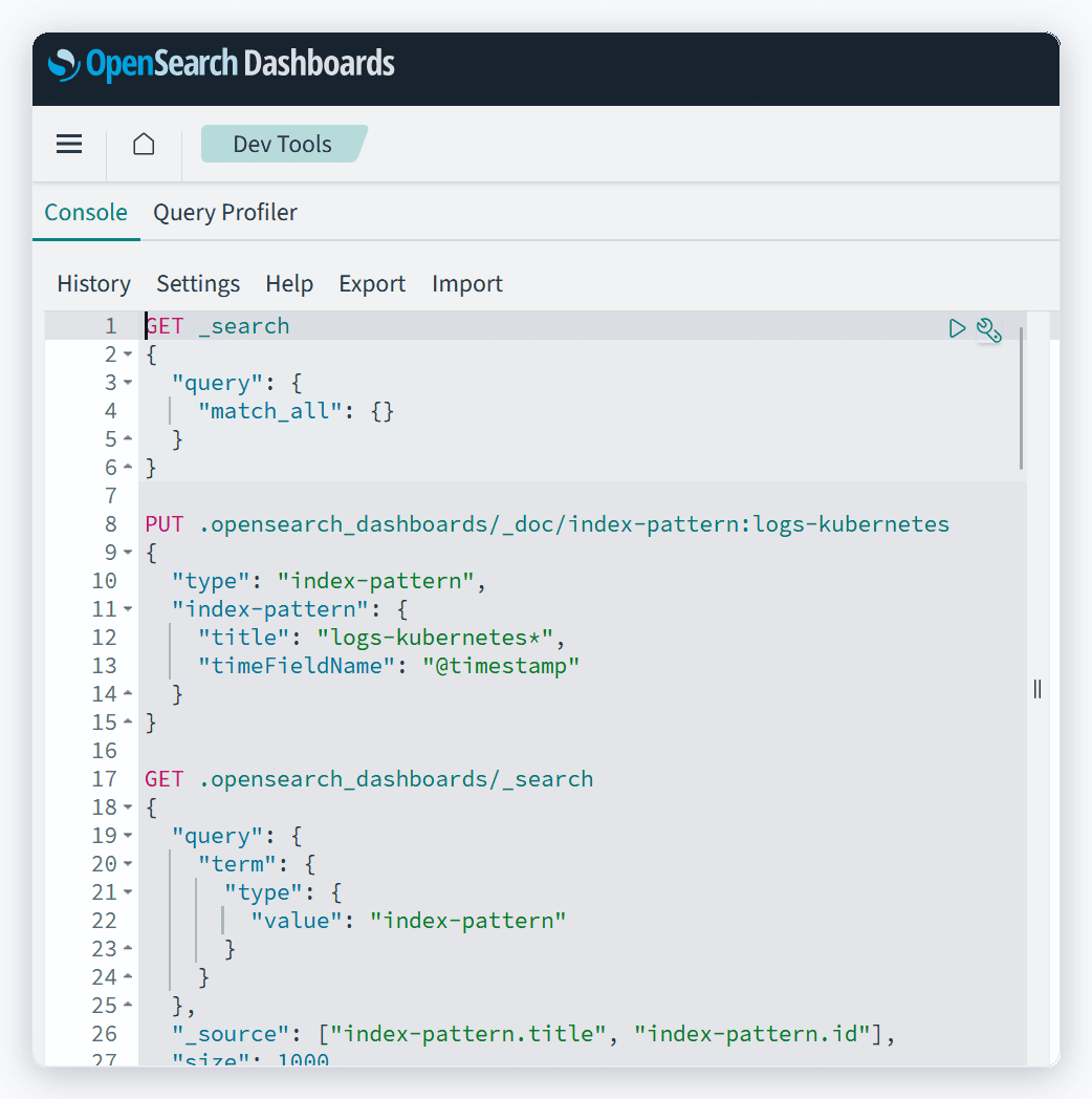Centralizovani logovi u OpenSearch Dashboards — pretraga i analiza logova aplikacije