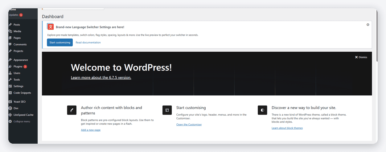Izrada WordPress sajta — administracija sa Yoast SEO i Divi